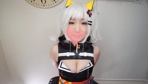 Niềm đam mê COSPLAY của chị em ~Anh sẽ dùng máy rung để giúp em thư giãn trước!!