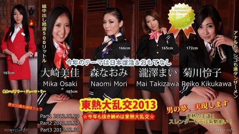 #phim sẽ khong che -TOKYO HOT Big Orgy 2013 Phần 3!